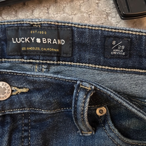 Lucky Brand Ankle Jeans Size 8/29 - Picture 2 of 5